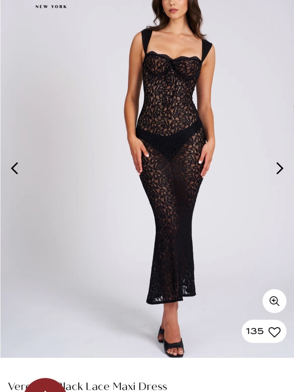 NWT! Miss Circle Veronica Lace Maxi Dress! XS!